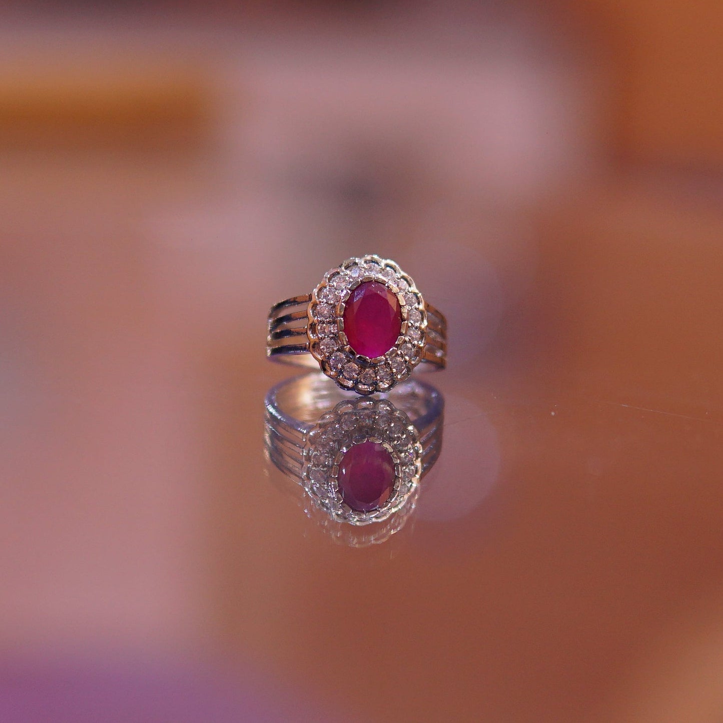 The Crimson Blossom Solitaire