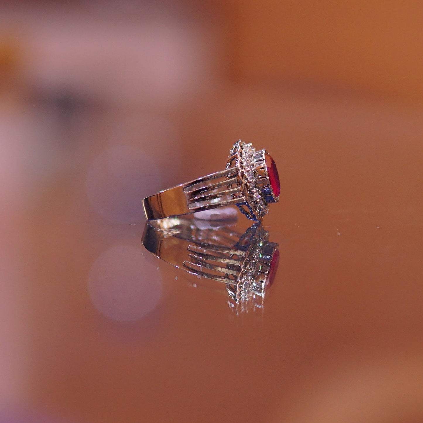 The Crimson Blossom Solitaire
