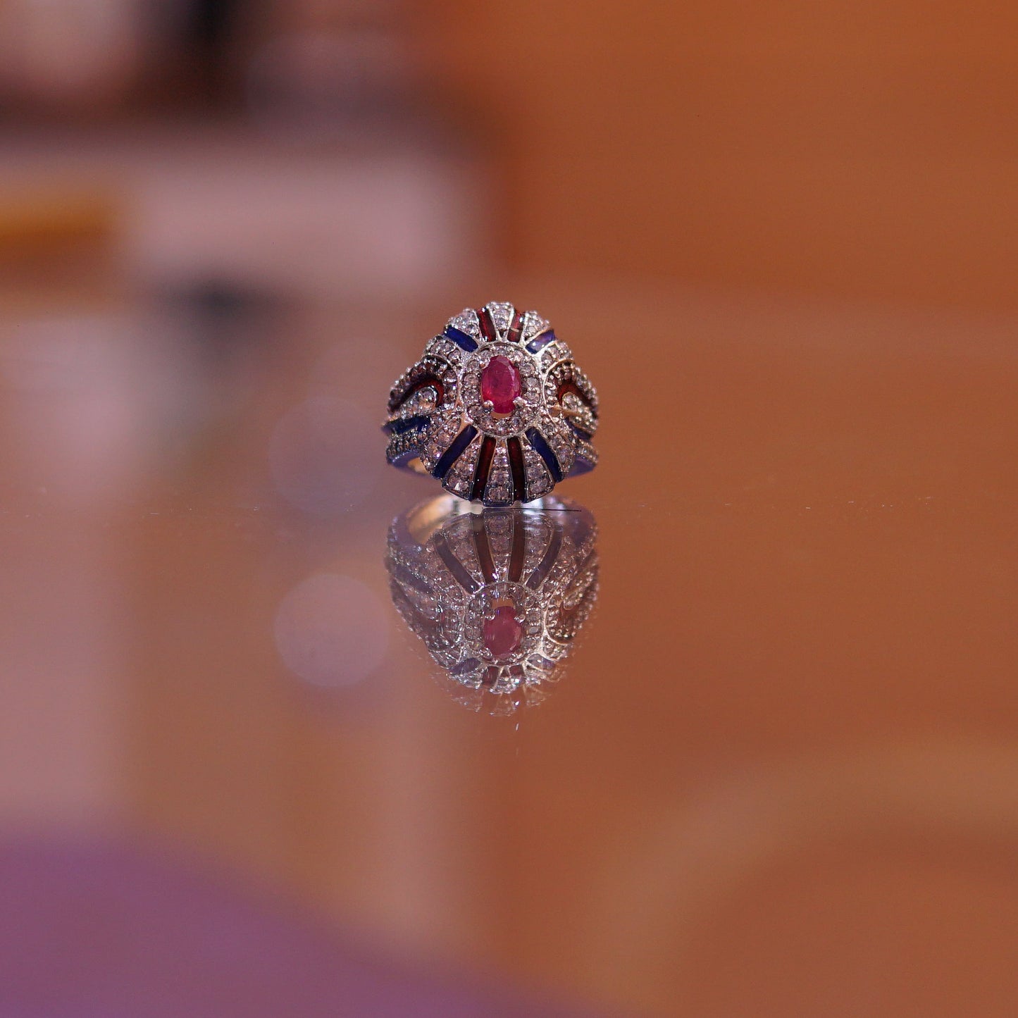 The Celestial Ruby Mosaic