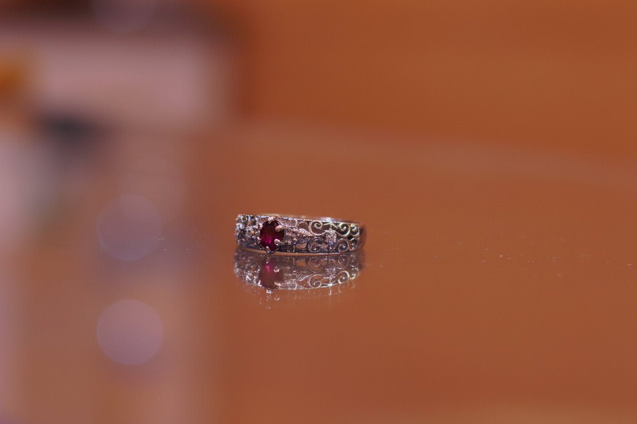 The Crimson Filigree Band