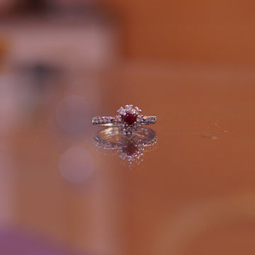The Crimson Blossom Solitaire