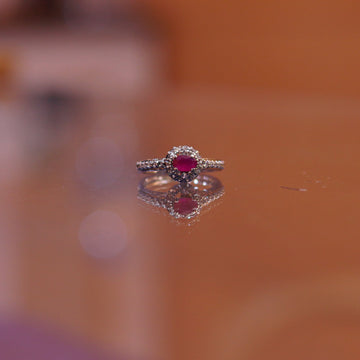 The Crimson Radiance Solitaire