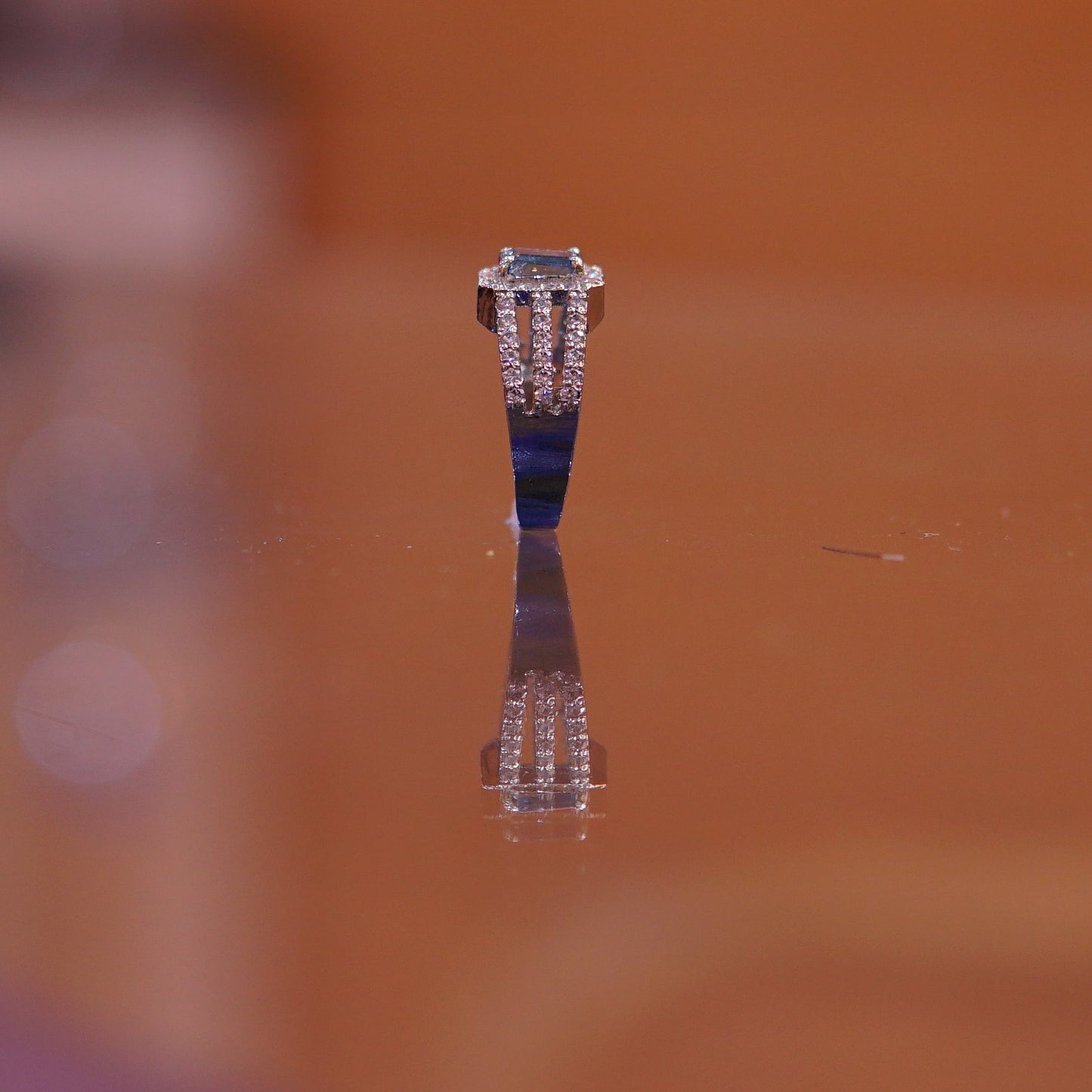 The Azure Empress Statement Ring
