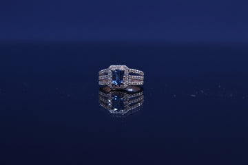 The Azure Empress Statement Ring