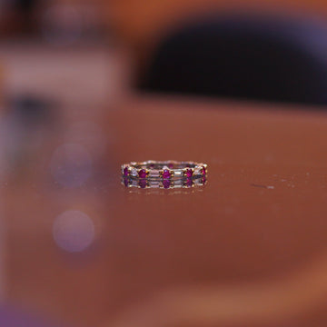 The Crimson Symphony ring