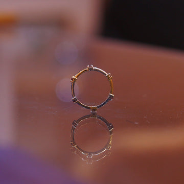 The Serene Station Band – 925 Sterling Silver Dainty Bezel-Set Ring