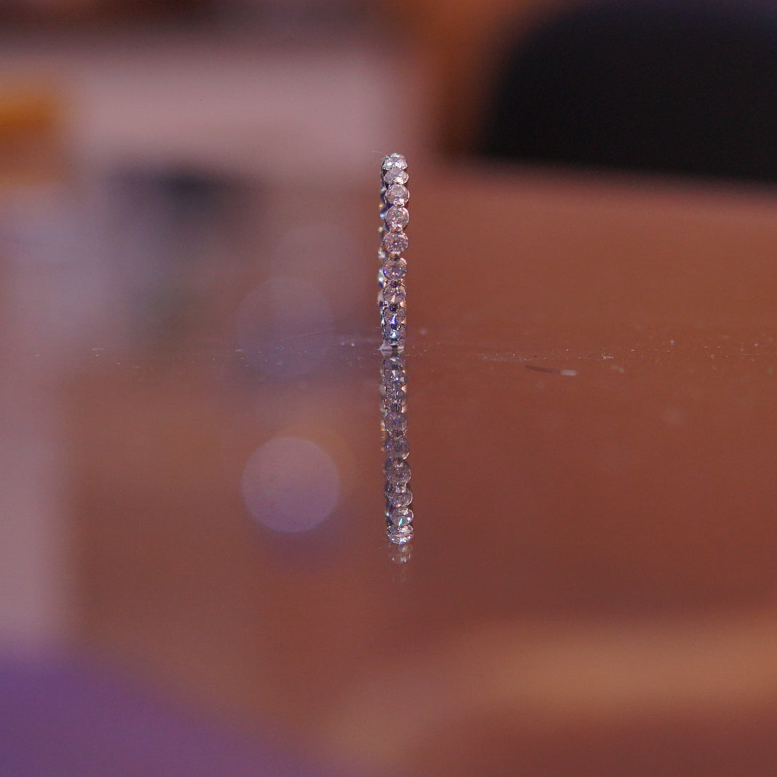 The Infinite Sparkle Eternity Band – 925 Sterling Silver Hand-Set Ring